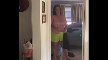 Big tit wife playing