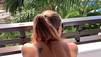 Sex on the balcony in puerto de la cruz