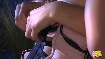 Mustering all her confidence karly m went over to the blonde that she works with