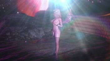 Pretty unskilled succubus persistently tempts you with her toned figure