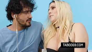 Sexy Milf Stepmother Convince Her Stepson Instead Of Playing Video Games To Exercise His Dick On Her Pussy thumbnail