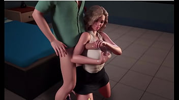 Hot sexy big boobs doctor takes good care of a teen patient stress relieve