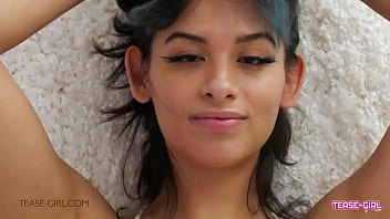 Pretty teen student is so hot at casting