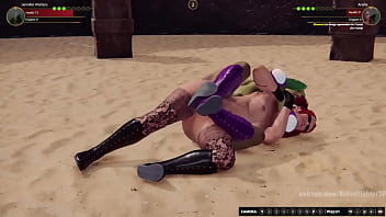 Jennifer vs araña nf3d female sex femdom combat arena