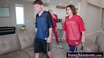 Training day turns wild with mom swap and no cum challenge