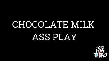 Mummification beating and chocolate milk ass feeding