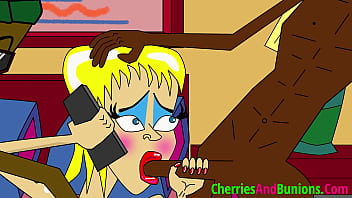 Wife talking to husband on phone while cheating