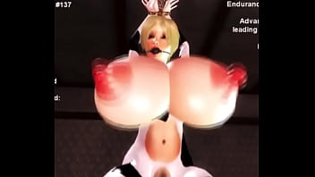 Huge boobs growing tits 3d