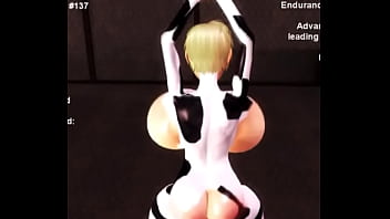 Huge boobs growing tits 3d