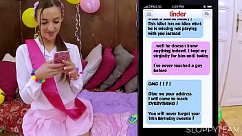 Tinder date dating app chat stranger first time cuckold cheating on boyfriend