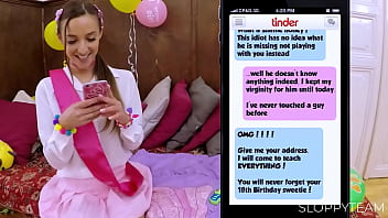 Tinder date dating app chat stranger first time cuckold cheating on boyfriend