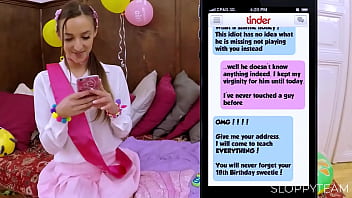 Tinder date dating app chat stranger first time cuckold cheating on boyfriend