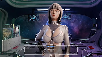 Blowjob on a spaceship by an android Blowjob on a spaceship by an android