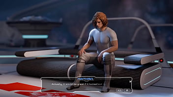 Blowjob on a spaceship by an android