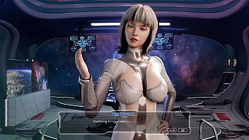 Blowjob on a spaceship by an android