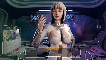 Blowjob on a spaceship by an android