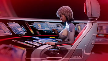 Blowjob on a spaceship by an android