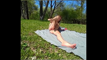 Blowjob in nature from a stepsister what could be better