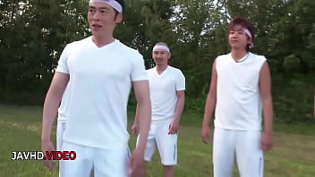 Moonlit garden encounter with sara saijo's fiery passion