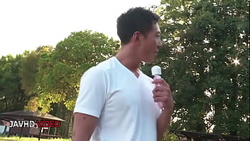 Moonlit garden encounter with sara saijo's fiery passion