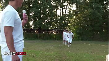 Moonlit garden encounter with sara saijo's fiery passion