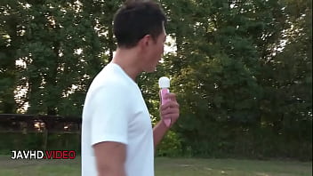 Moonlit garden encounter with sara saijo's fiery passion