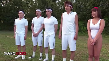 Moonlit garden encounter with sara saijo's fiery passion