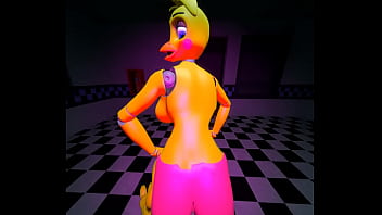 Chica grinds and rides a cock five nights at freddy's