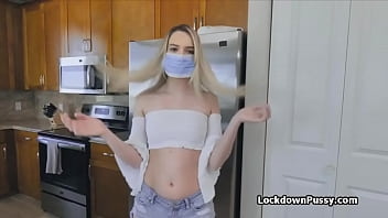 Kenna james bends over for cock in lockdown