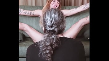 Hazel ash goes spread eagle in #tiedye''this full leanth skirt we thought was dangerous to move around we really were ha