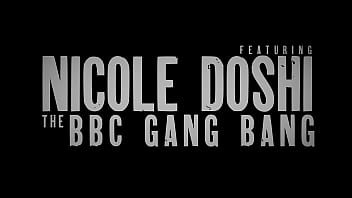 When worlds collide chinese beauty nicole doshi takes on 5 bbc in the gang bang of the year