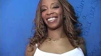 Horny girl sucking her first big white cock anonymously 6