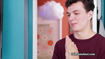 Clear dildo looks amazing in her ass but a dick even hotter