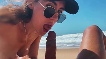 My super pov blowjob from beauty teen girl in a cap seashore naked nude beach blowjob sex toys