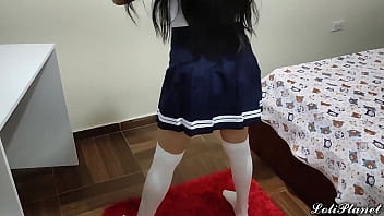 I trick my step cousin student to fuck her in the ass anal sex