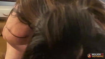 Slim big titted brunette milf nina rose sucks rome major's big cock