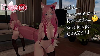 I try on cute cosplays while you just want me to get more naked sexy catgirl posing and stripping
