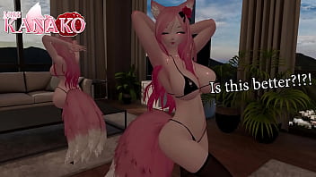 I try on cute cosplays while you just want me to get more naked sexy catgirl posing and stripping