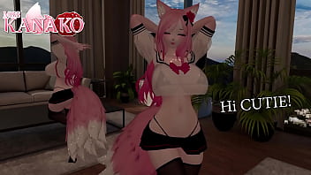 I try on cute cosplays while you just want me to get more naked sexy catgirl posing and stripping