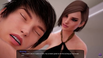 Stepsister's big titty friend giving me a massage 3d hentai animated porn milfy city