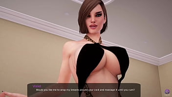 Stepsister's big titty friend giving me a massage 3d hentai animated porn milfy city