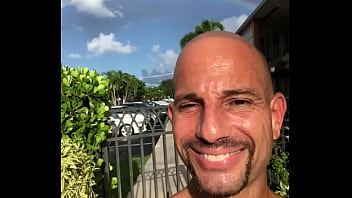 Maxxx outside on a sunny day