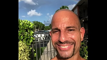 Maxxx outside on a sunny day