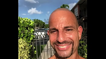 Maxxx outside on a sunny day