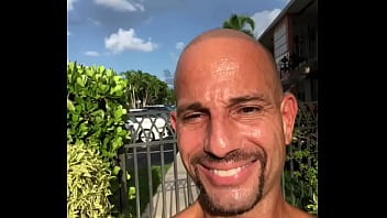 Maxxx outside on a sunny day