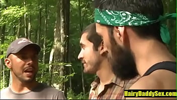 Rugged Hairy Man Sex Outside thumbnail