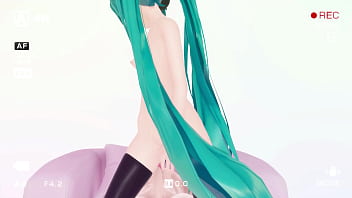 Hatsune miku cowgirl sex hentai mmd 3d blue hair clip