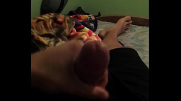 Late night cum shot