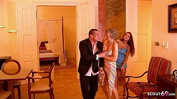 Ehefrau besorgt typen eine junge mitspielerin für versauten anal dreier