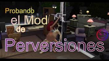 Probando los modos de sexo de los sims 4